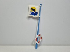 Playmobil 3865 Stück Maststange Flagge Rettungsschwimmer Orca Set Marine Wal