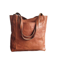 Retro Damen Hobo Tasche Weiches Leder Groß Shopper Bag Schultertasche Handtasche