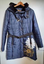 Damen Mantel Desigual  dunkelblau Grösse 40, Top Zustand!!
