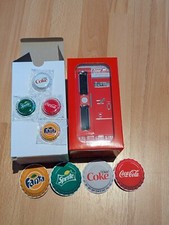 Fiji 2020 Coca Cola Bottle Cap Automat Silber 4x6 Gramm Münze Set RAR OVP NEU