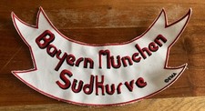 FC Bayern München Original EMA Kutten Aufnäher 80iger "Bayern München Südkurve"