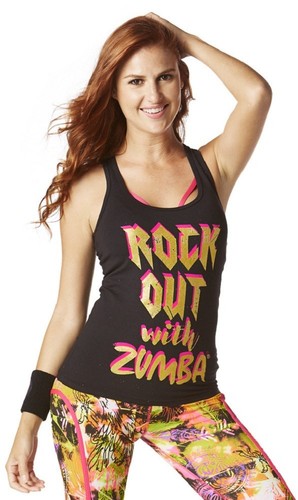 Zumba rock out racerback - racerback,