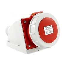 CEE Aufbau Wandsteckdose Wandstecker 16A 400V IP67 5-polig Kabel, Neu (f6)