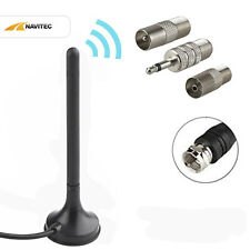 NAVITEC Zimmerantenne Ersatz F Stecker DAB UKW Radio FM AM Auto Audio PAL STECKE
