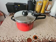 Fissler Vitavit-ASTA Emaille Schnellkochtopf Ø 22cm - 5L mit Zubehör - Induktion