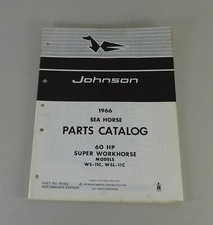 Teilekatalog OMC Johnson Outboards / Außenborder 60 PS Models von 1966