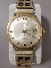 Dugena Calendar 444 Antichoc Watch Herrenarmbanduhr Uhr mit Armband Vintage