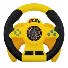 Lenkrad mit Saugnapf Gelb