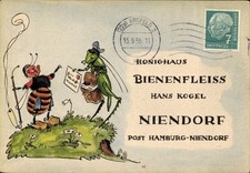 Ak Hamburg Niendorf, Reklame