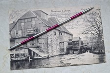Alte Postkarte AK Wustrow in Hannover Niedersachsen Wassermühle Gelaufen 1913