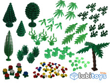 Lego® CITY Zubehör Natur Baum Blume Pflanze Strauch Grünzeug Zypresse Palme