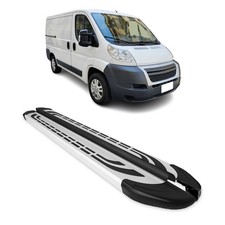 Trittbretter Schweller Seitenbretter für Citroen Jumpy 2006-2016 L1 Kurzer Alu