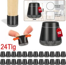 24x Stuhlbeinkappen Fußkappen