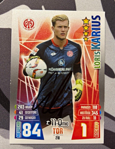Topps match attax loris karius - attax,