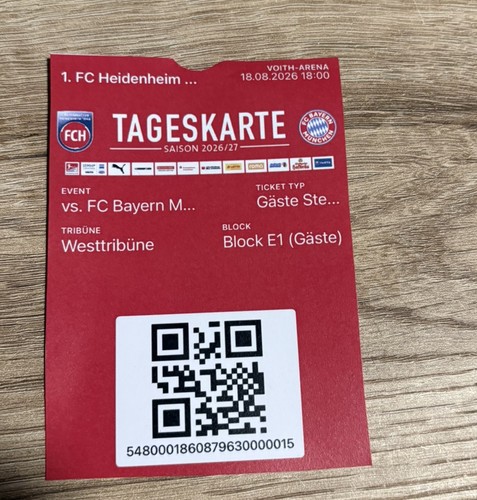 Sammlerticket fc heidenheim - sammlerticket,