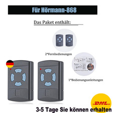 2 Stück Garagentor Handsender