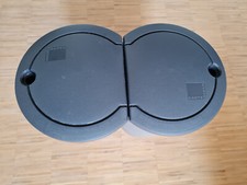 Oxid7 - Abfalleimer Duomülleimer 2-fach grau - 2 x 25 Liter