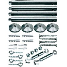 Paulmann 17834 Niedervolt-Seilsystem-Komponente Spann-Montageset Chrom