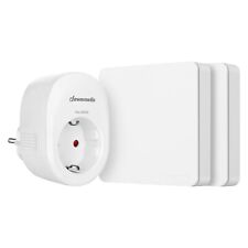 DEWENWILS Funksteckdose mit Fernbedienung, Plug-In Ein/Aus Funk-Wandschalter