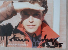 Handschriftliches Autogramm Film TV Schauspieler Johannes Brandrup 2005 (113642)