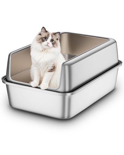 Katzenklo edelstahl groß xxl - katzenklo,