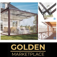 Transparente  Gewebeplane 2x2m