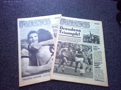 Ddr fußballzeitung fuwo - ddr, "fuwo"