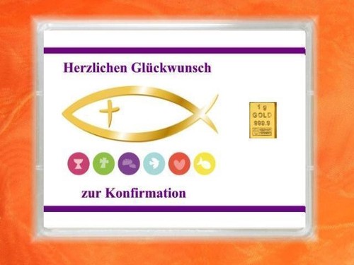 Konfirmation motiv fisch - motiv,