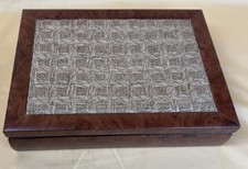 Brebbia Humidor - Zigarrenkiste - Bruyere Holz - 28,5 x 21 x 6,5 cm