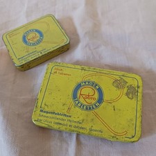 2 kleine Blechdosen Rabro