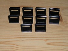 Lego  10x Steine Platte 1x2 2432 schwarz 7469 10219 10183 10198 6190 6986 7047 