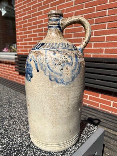 Antiker steinzeug krug - antiker,