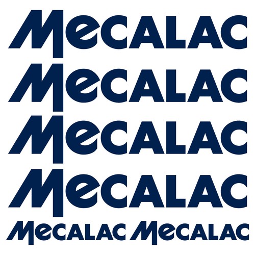 Mecalac aufkleber sticker - mecalac,