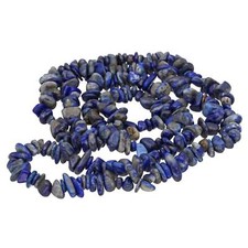 Lapislazuli Splitterkette lang