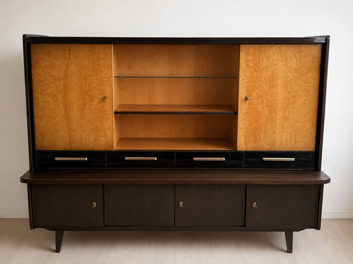 Vintage wohnzimmerschrank mit - vintage,