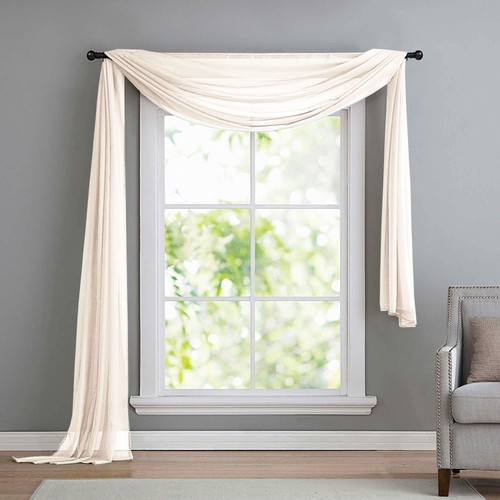 Voile querbehang - voile,