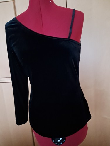 One shoulder abend pulli samt - pulli,