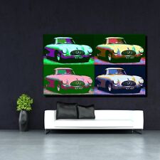 LEINWAND BILD ER XXL POP ART AUTO OLDTIMER COUPE ANDY WARHOL