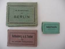 3 alte Bilder-Leporellos