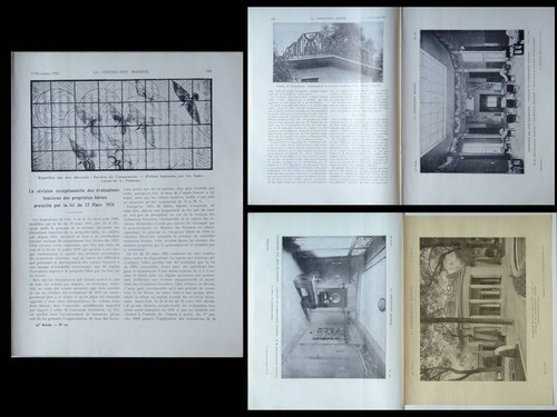 Moderner bau 1925 pavillon - bau,