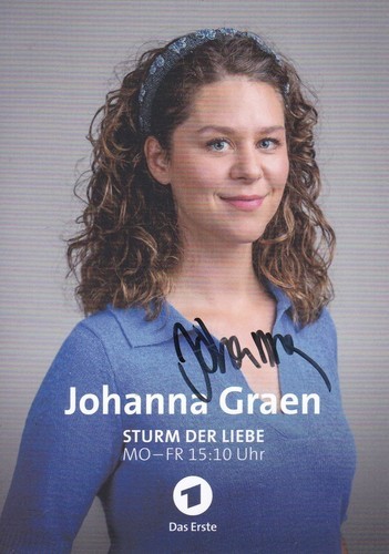 Autogrammkarte von johanna
