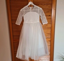 Kommunionkleid mit Bolero, Gr