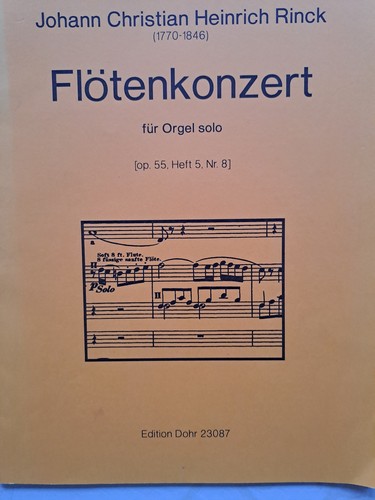 Flötenkonzert für orgel solo - orgel,
