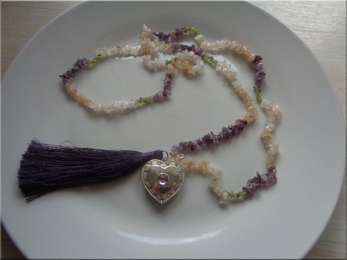 Neu lange edelsteinkette - neu,