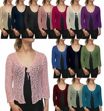 Damen Popcorn Stil gehäkelt