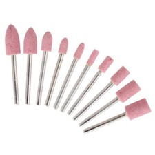 L122 /  Schleifstein rot  Set 10-teilig  4-5-6-8-10 mm Dremel Proxxon