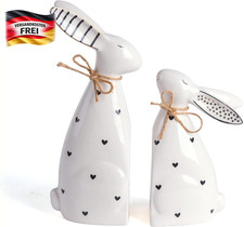 Osterhase Keramik Modern Deko