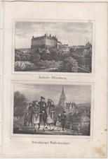 Lithografie: Schloss