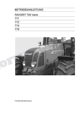 Fendt favorit 700 vario 711 - vario,