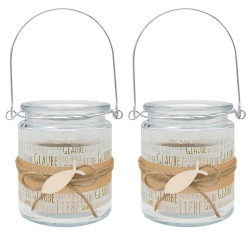 Windlicht glaube liebe - windlicht,